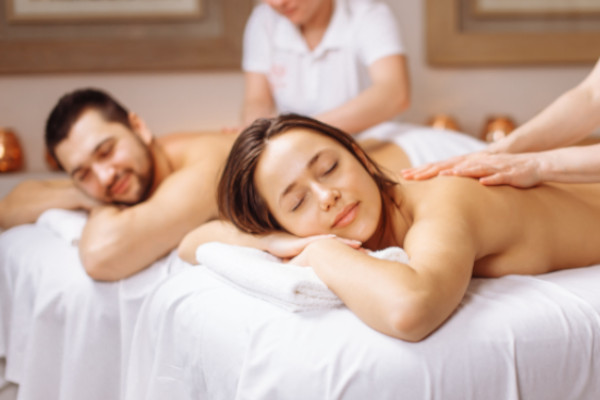 Romantische Paarmassage